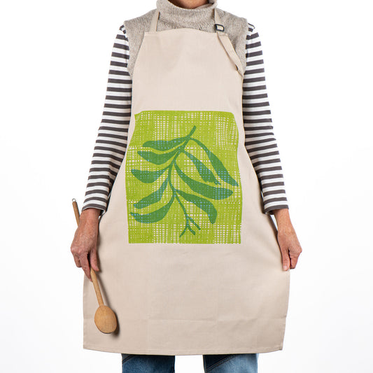 Green Wattle Branch Apron 30% OFF LAST ONE!