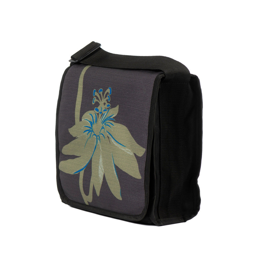 Satchel – Khaki Passion Flower | Futures Collection