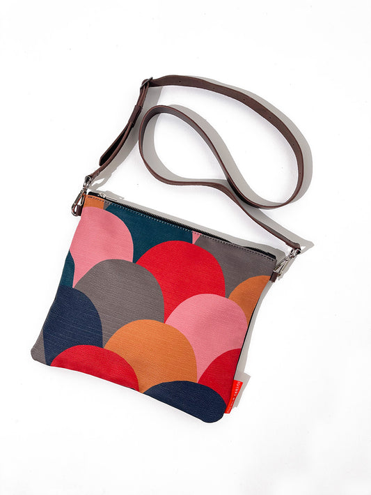 Fish Scale Leather Flat Bag- 2 LEFT!