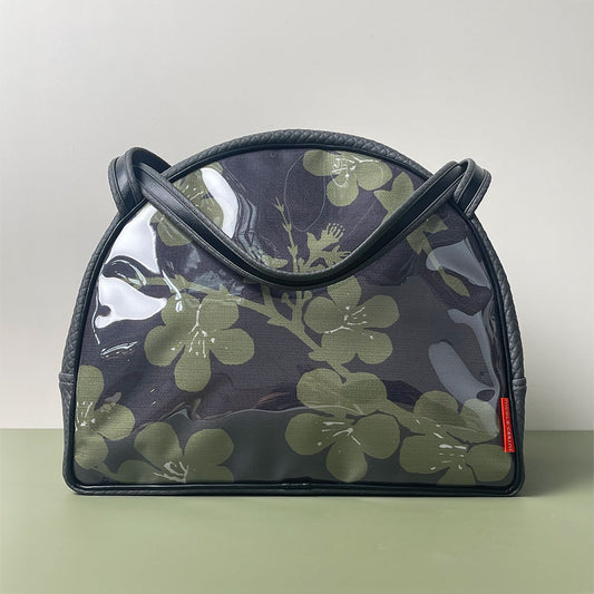Khaki Blossom Overnight Bag- 2 LEFT!