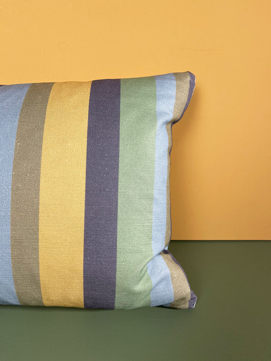 Stripe Cushion- Forest