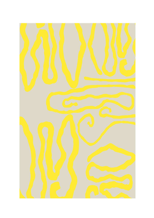 Scribbly Gum Print