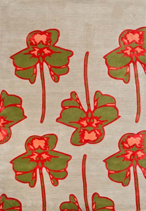 Custom Made Impatiens Rug