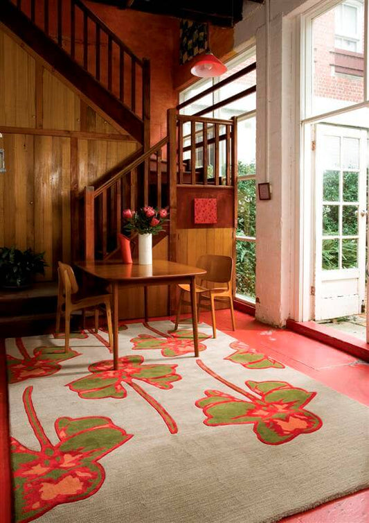 Custom Made Impatiens Rug