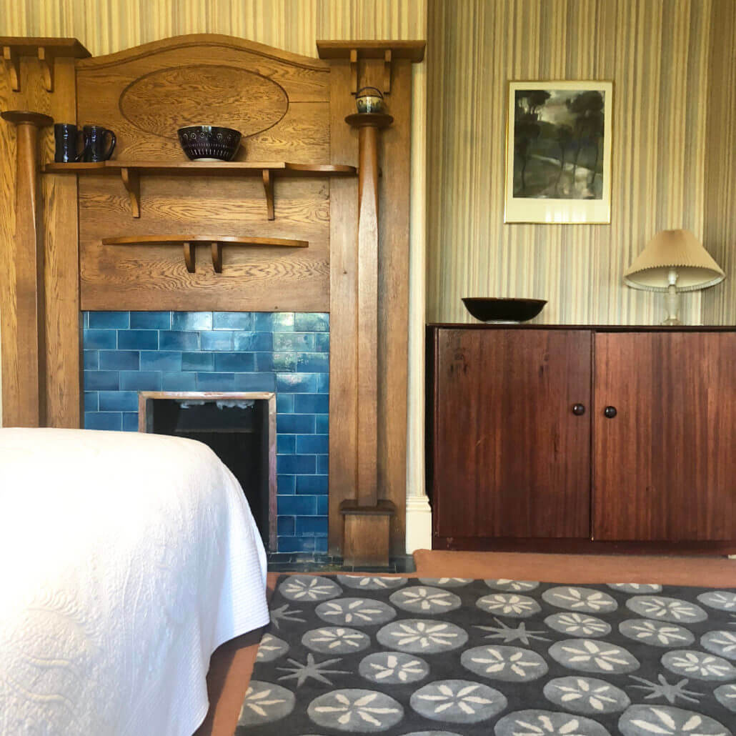 Custom Made Charcoal Seed Pod Rug