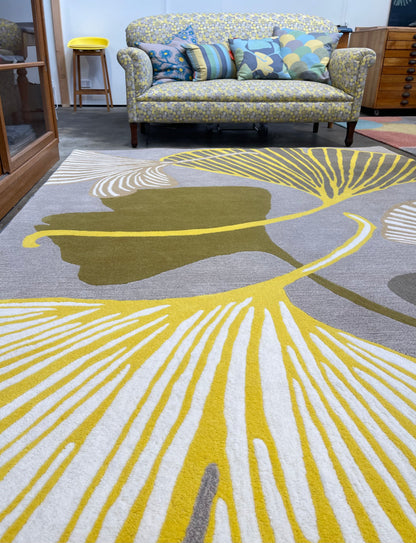 Custom Made Yellow Ginkgo Rug