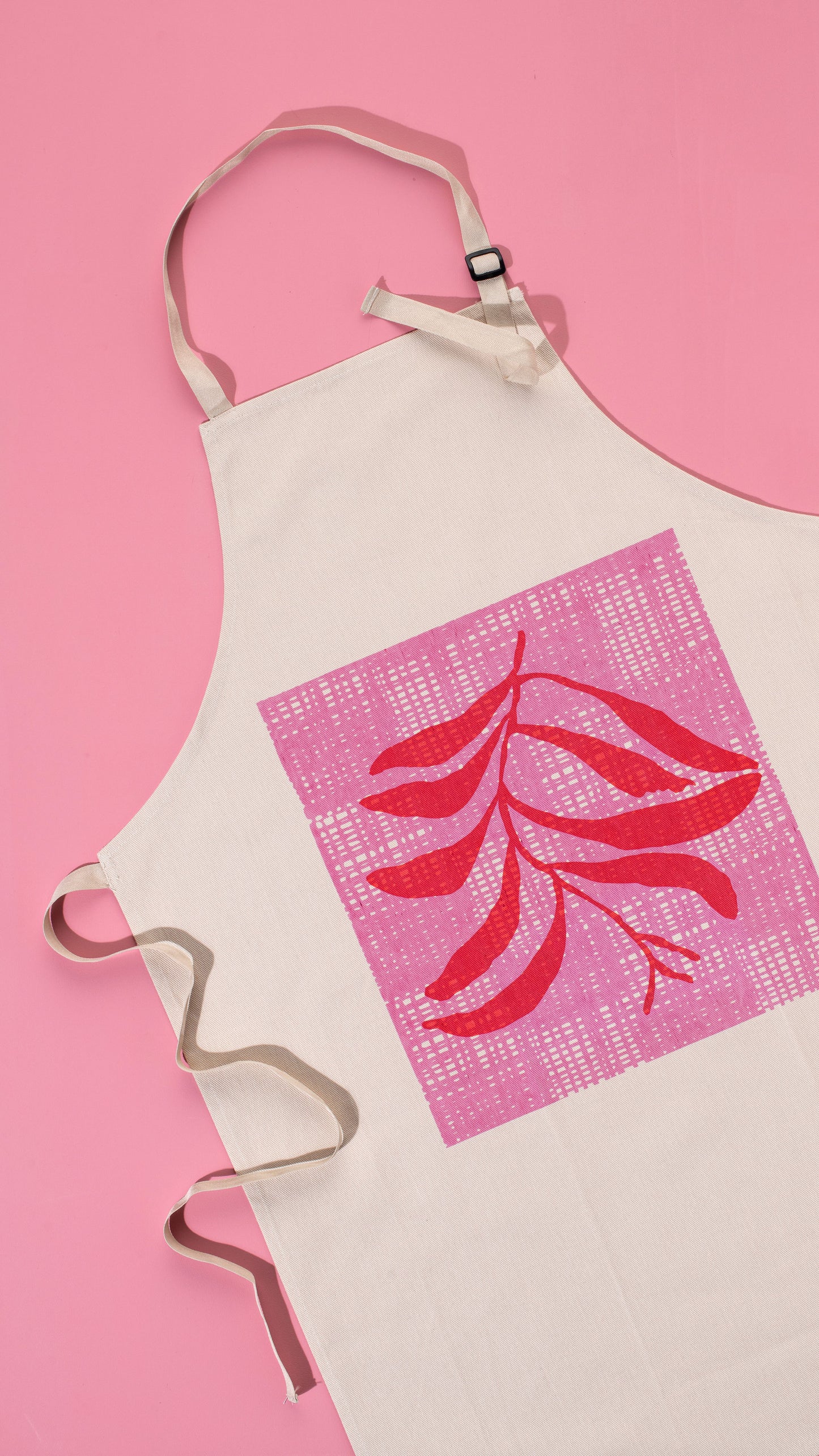 Pink Wattle Branch Apron