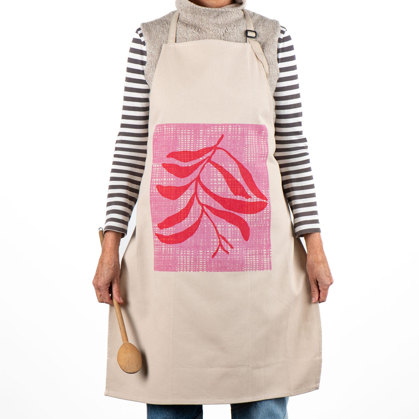 Pink Wattle Branch Apron