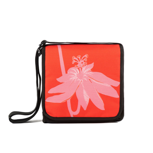 Satchel – Red Pink Passion Flower | Futures Collection
