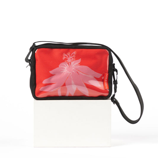 Box Bag – Red Pink Passion Flower | Plasto Collection
