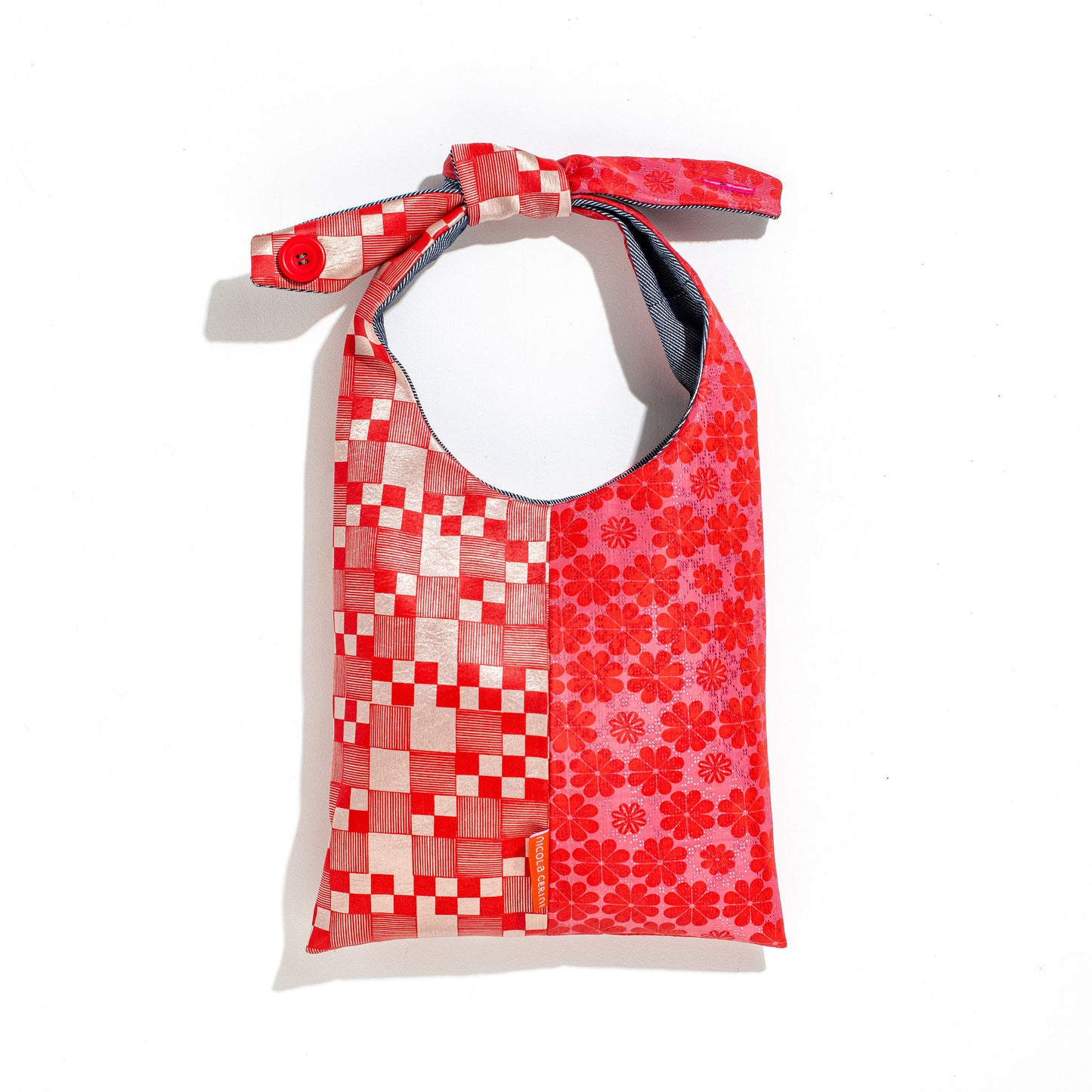 Cloth Tie Bag - Geofloral - Only One!