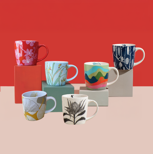 Mixed Set of 6 Mugs