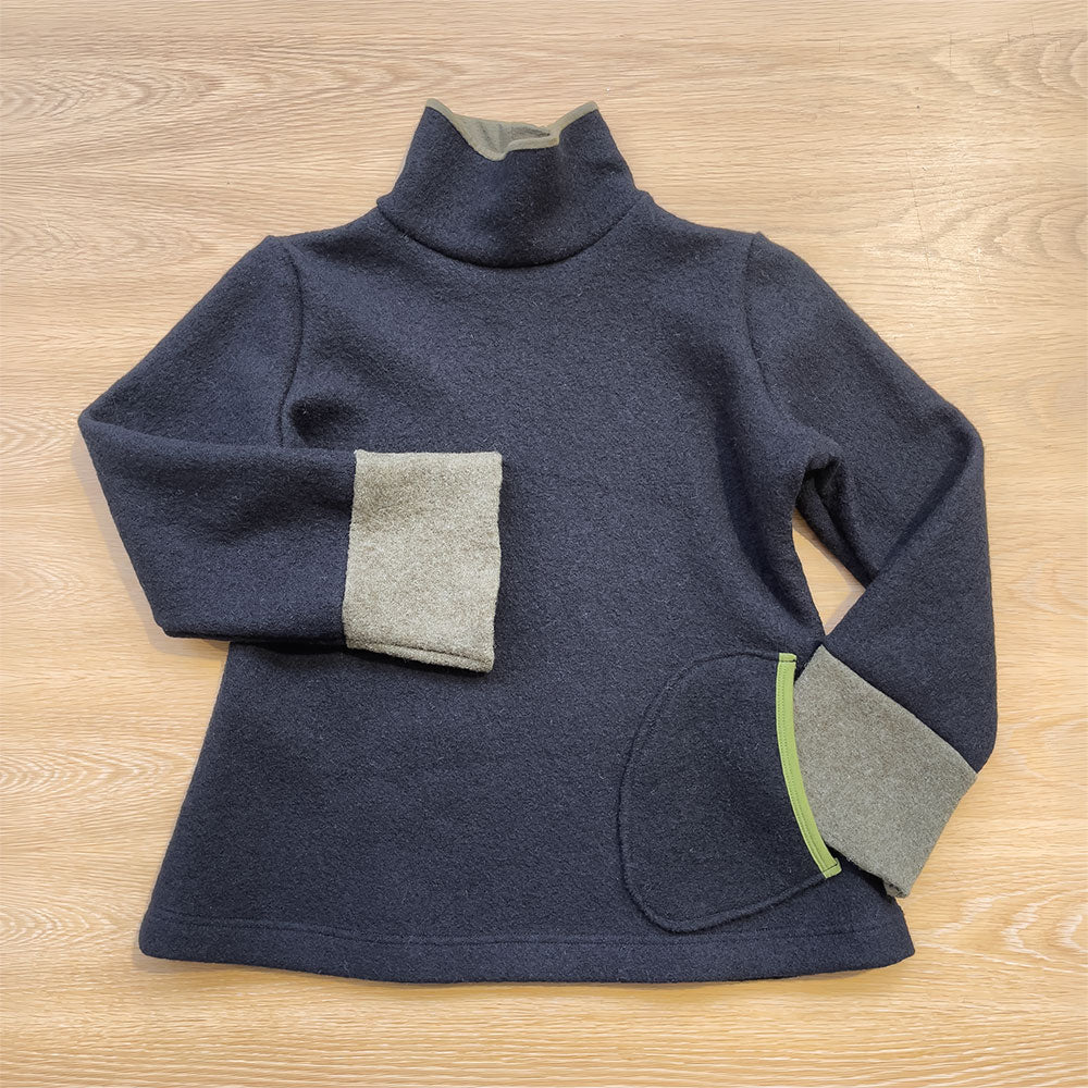 Cocoon Jumper Black/Khaki