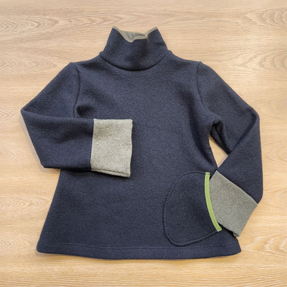 Cocoon Jumper Black/Khaki