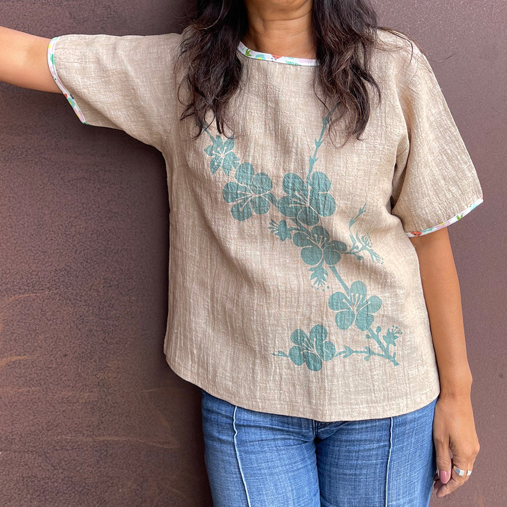 Blossom Natural Top- 30% OFF