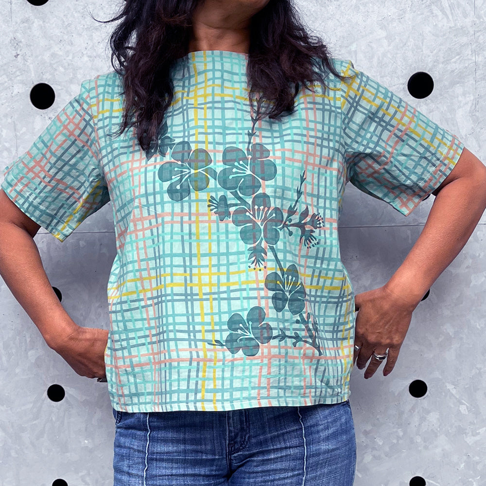 Blossom Gingham Top- 50% OFF