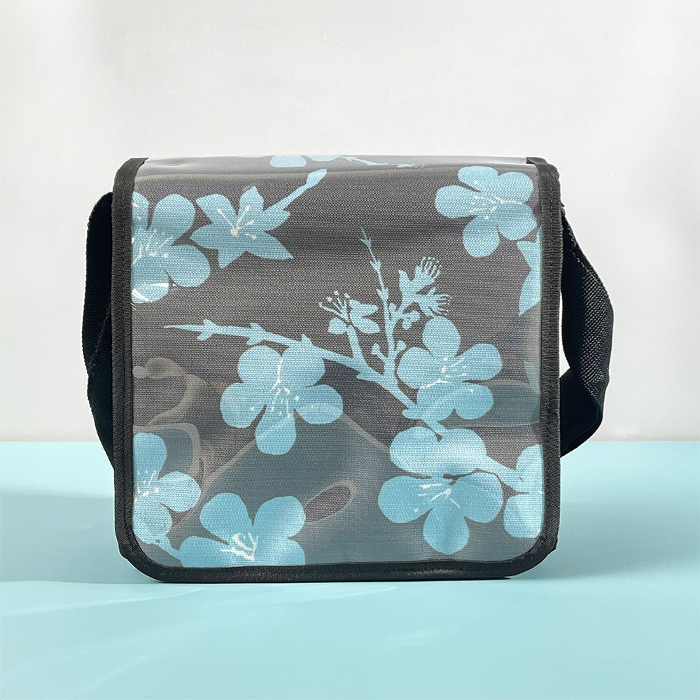 Satchel – Pale Blue Blossom | Plasto Collection - TWO LEFT!