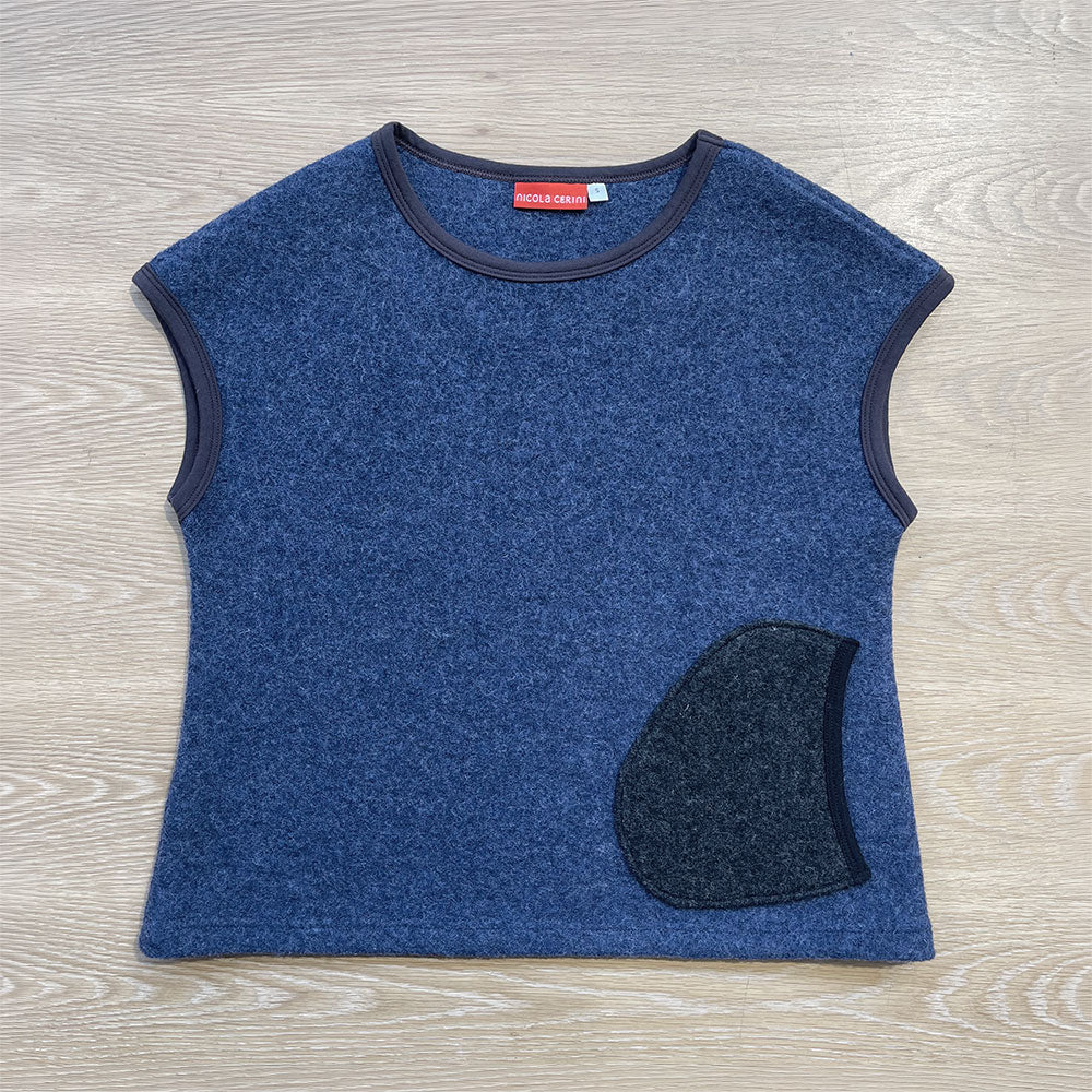 Cocoon Vest Blue/Charcoal