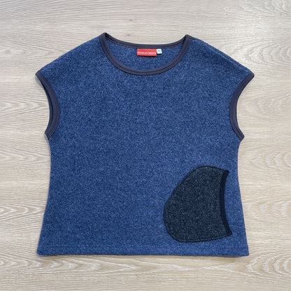 Cocoon Vest Blue/Charcoal