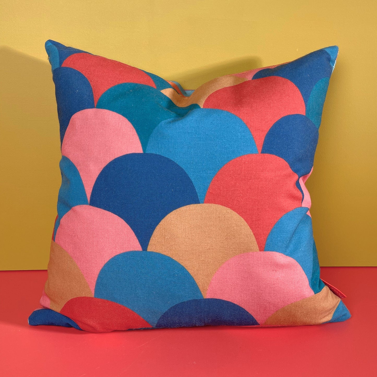 Fish Scale Cushion- Brights