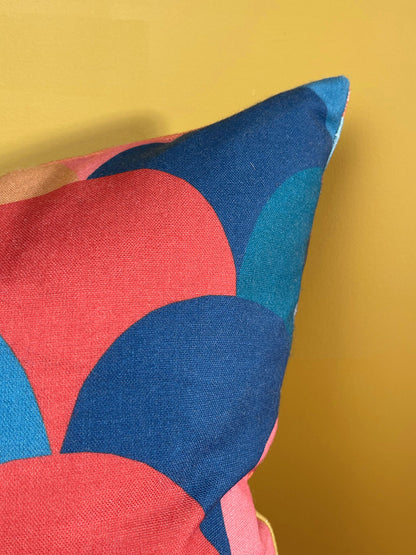 Fish Scale Cushion- Brights