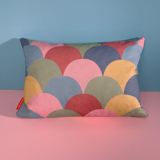 Fish Scale Cushion- Earth