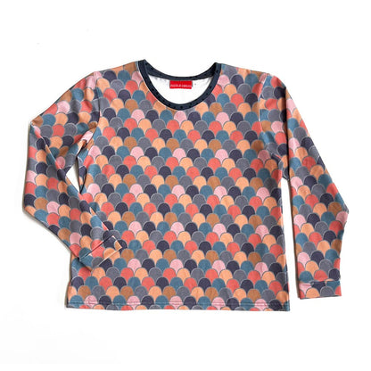 Fish Scale Long Sleeve Tee