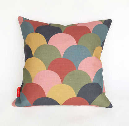 Fish Scale Cushion- Earth