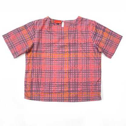 Dusky Pink Gingham Top