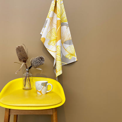 Set of 4 Ginkgo Tea Towels