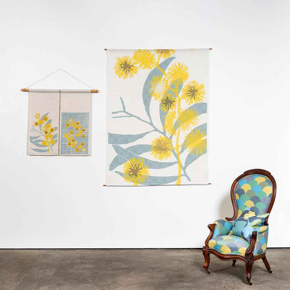 Golden Wattle Wall Hanging