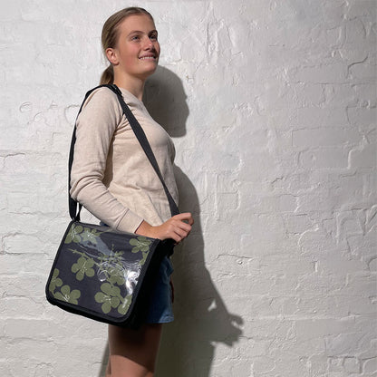 Khaki Blossom Satchel | Plasto Collection - LIMITED RUN