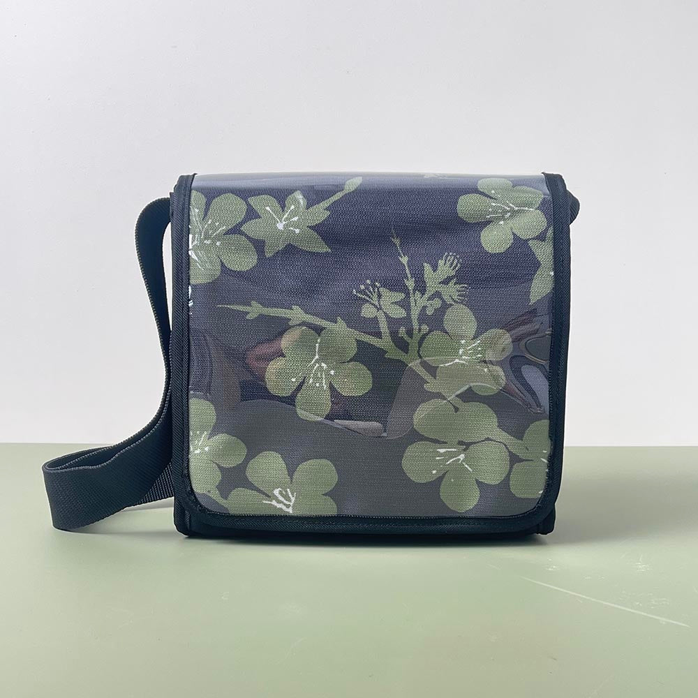 Khaki Blossom Satchel | Plasto Collection - LIMITED RUN