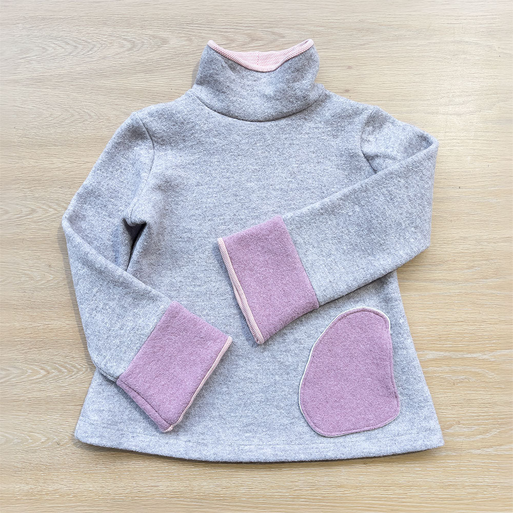 Cocoon Jumper Oatmeal/Pink
