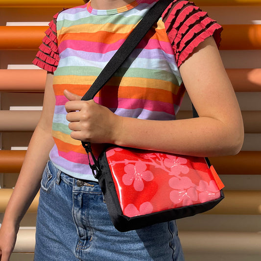 Pink Blossom Box Bag