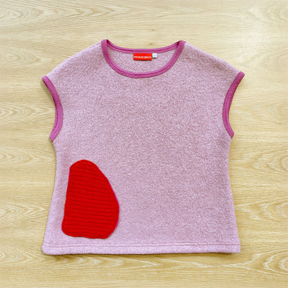 Cocoon Vest Pink/Orange