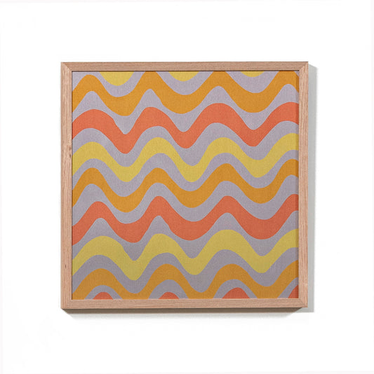 Wave Print on Aluminium