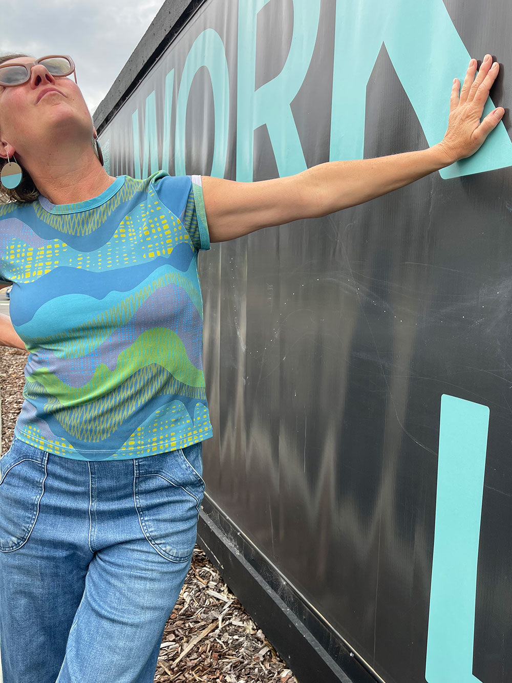 You Yangs Green Cap-Sleeve Tee