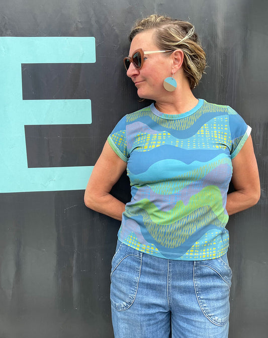 You Yangs Green Cap-Sleeve Tee