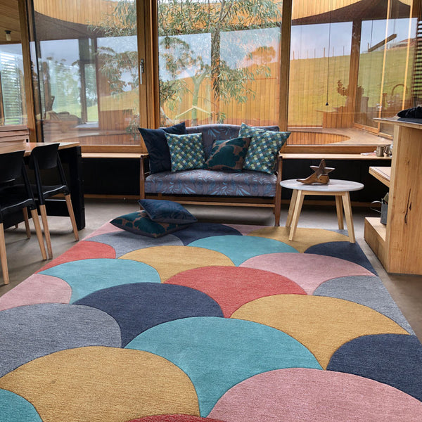 Custom Made Fish Scale Multi Floor Rug – Nicola Cerini