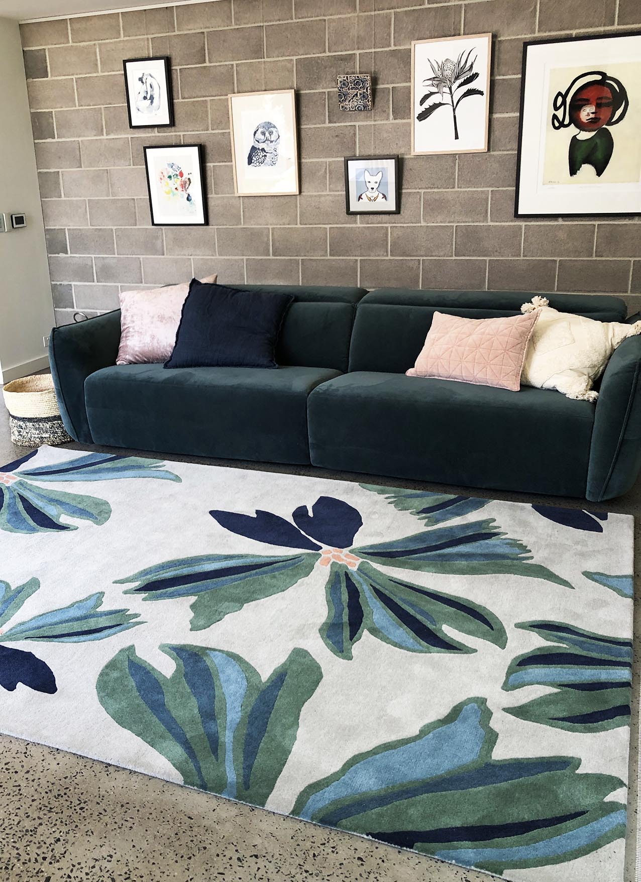 Geranium Floor Rug – Nicola Cerini