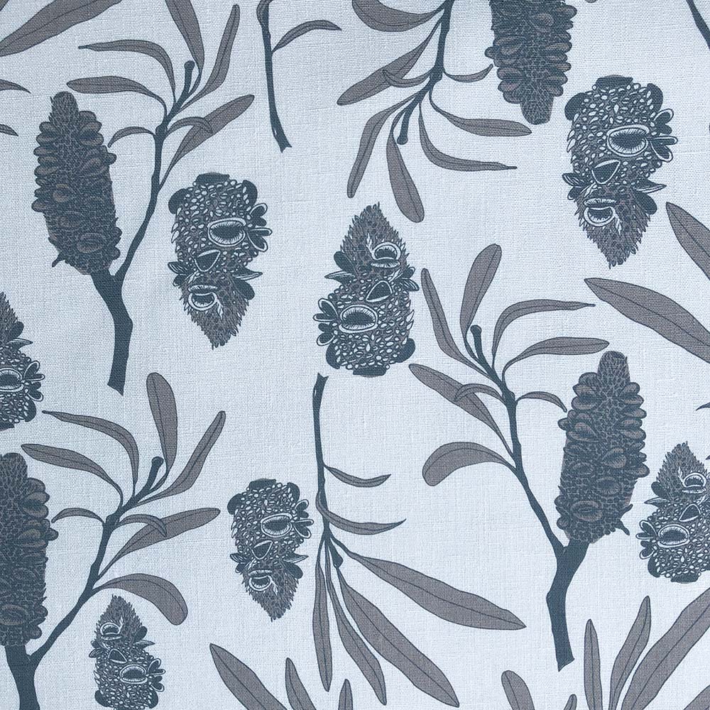 Silver Banksia Natural- Furnishing Linen
