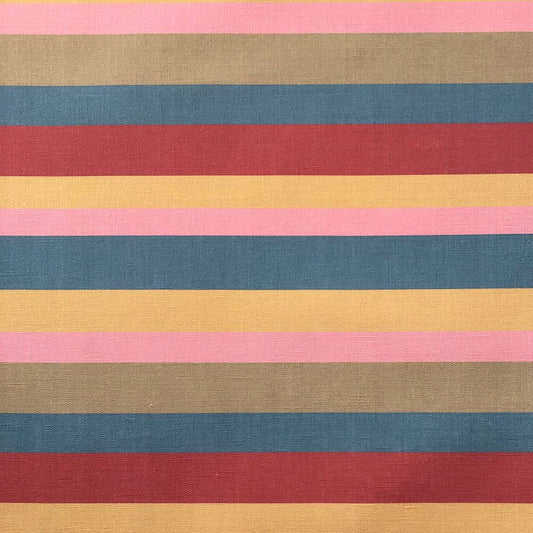 Stripe Earth- Furnishing Linen